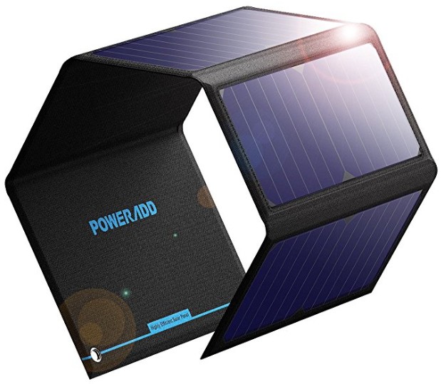 Mochila solar USB