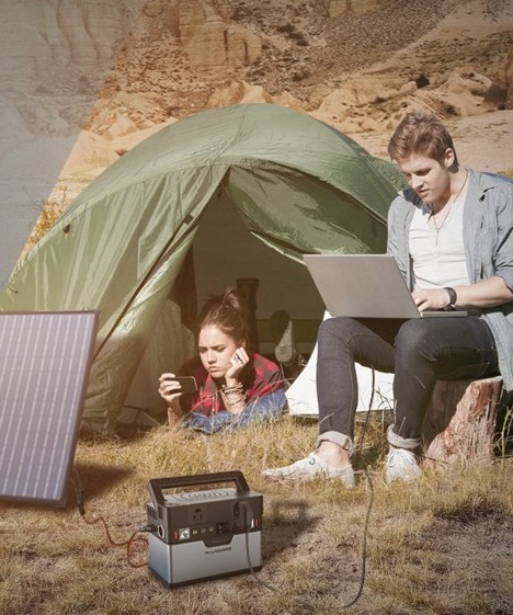 ALLPOWERS Estación de energía portátil de 288Wh 8 Generador solar portátil ALLPOWERS 288Wh