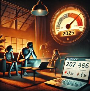 La luz sube un 11,1% en enero de 2025